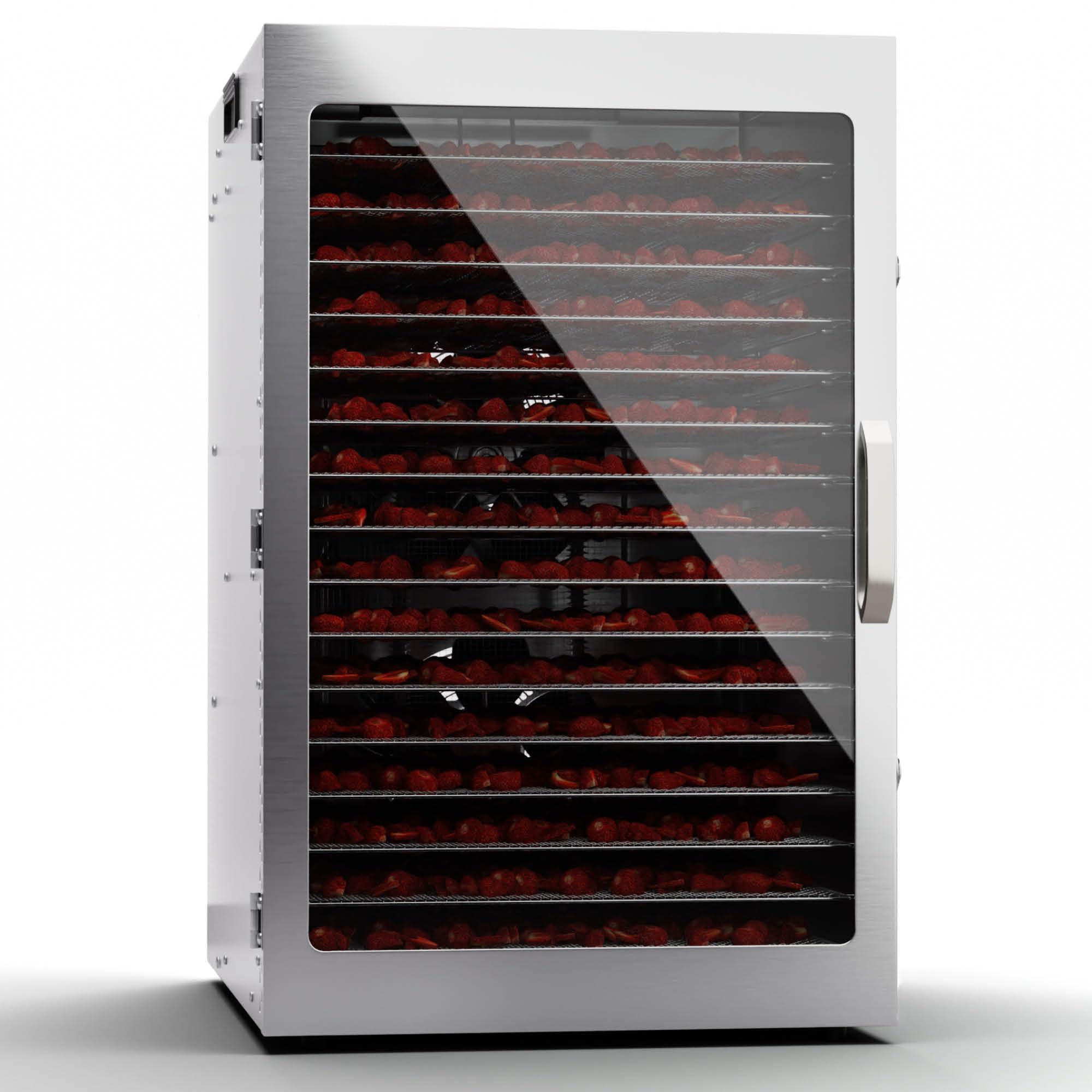 Klarstein Dörrautomat 2000W mit 20 Metallgittern – Professioneller Food Dehydrator mit Touch-Display