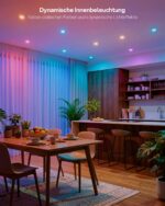 DUSKTEC LED Einbaustrahler RGB 3er Set – 660 lm Deckenspots mit Fernbedienung & Farbwechsel – Bild 4