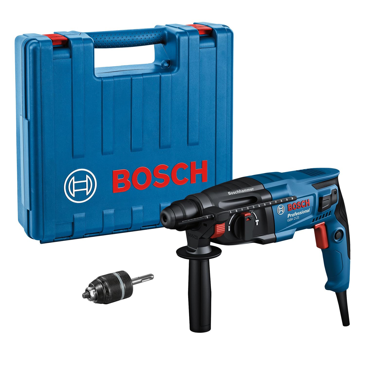 Bosch Professional GBH 2-21 Bohrhammer – 720 W SDS plus für Beton & Stein