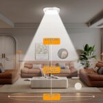 SNAKOO Batteriebetriebene Deckenleuchte mit Bewegungsmelder – LED Innenleuchte für Schrank & Flur – Bild 3