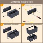 Klighten 24W LED-Außenwandleuchte mit Bewegungsmelder – IP65 Warmweiß für Eingang & Flur – Bild 8