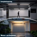 buling 150cm LED Feuchtraumleuchte 45W mit IR-Bewegungsmelder – IP65 Werkstattlampe – Bild 3