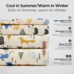 Duomiaomiao Baby Schlafsack mit Füssen – 100% Baumwolle, 1.5 TOG für Jungen & Mädchen – Bild 7