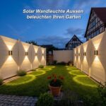 ELLASAY Solar Wandleuchte 6er Set – IP65 Wasserdicht, Up & Down Licht für Garten & Terrasse – Bild 5