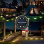 Hqynss 8er Set Solar Bodenleuchten IP65 – Warmweiss Gartenbeleuchtung für Aussen – Bild 6