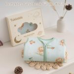 Yukkidds Winterschlafsack 2.5 Tog 0-6 Monate – Baumwolle Babyschlafsack für sicheren Schlaf – Bild 2