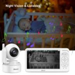 Blemil Video-Babyphone mit Dual-Kamera & 6" IPS Display – Sicheres Babyphon mit 30h Akku – Bild 7