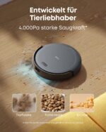 eufy Anker C10 Saugroboter mit automatischer Entleerung – 7,2cm ultraflach, 4000Pa Saugkraft – Bild 8