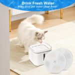 10er Set Katzenbrunnen Filter mit Aktivkohle & Harz – Kompatibel mit VinDox 1,85L & 2L – Bild 2