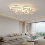 LED Deckenleuchte Ø80cm Weiß – Dimmbar mit Fernbedienung & Memory-Funktion für Wohnzimmer – Bild 7