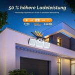 GRIFEMA Solar Strahler mit Bewegungsmelder – 280 LEDs, IP65 wasserdicht für Außen – Bild 2