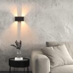 KUKAK LED Wandleuchte 24W mit Bewegungsmelder – IP65 Aussen- & Innenleuchte warmweiss – Bild 8