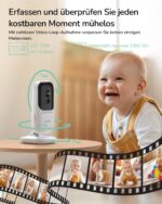 Dr.Care Babyphone mit Kamera – 3,5" HD, WLAN-frei, 300m Reichweite & Nachtsicht – Bild 3