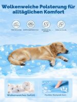 Rywell Kühlmatte Hund 110x80 cm – Selbstkühlend mit Farbwechsel & Feuchtigkeitsableitung – Bild 6