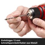 Einhell TE-CD 18/48 Li-i-Solo Akku-Schlagbohrschrauber – 18V Allrounder für Heim & Werkstatt – Bild 6