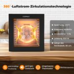 COSTWAY 850W Dörrautomat mit 10 Edelstahl-Schalen – Lebensmittel-Trockner für Obst, Gemüse & Fleisch – Bild 5
