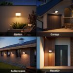 K-Bright Aussenwandleuchte mit Bewegungsmelder 24W – IP65 Aluminium Gartenleuchte Anthrazit – Bild 6