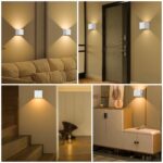 GuKKK LED-Wandleuchte mit Bewegungsmelder – 2er Set Akku Wandlampe 3000K – Bild 4