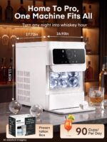 FOHERE Eiswürfelmaschine 63 mm – Premium Eiskugeln für Whiskey & Cocktails – Bild 9