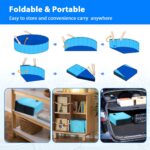 UUEMB Faltbarer Hundepool 80 x 20 cm – Rutschfest & Sicher für Hunde & Kinder – Bild 4