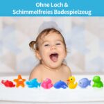9er Set Badespielzeug Tintinlody – Schimmelfreie Wassertiere für Babys ab 1 Jahr – Bild 6