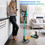 NYXAL Akku Staubsauger 50 KPa mit 500W Motor – 55 Min Laufzeit für Tierhaare & Hartböden – Bild 4