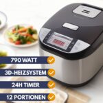 Sommertal RK50 Reiskocher 5L – XXL Multikocher mit 3D Heizsystem für Familien – Bild 4