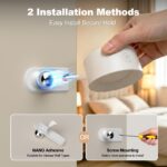 Giliwosy LED Wandleuchte Akku 2er Set – 360° Drehbar, 3 Farbtemperaturen, Dimmbar – Bild 6