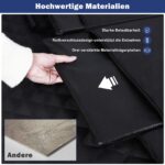 JOEJOY Hundedecke Auto Rückbank 132x63cm – Wasserdicht & Rutschfest mit Sicherheitsgurt – Bild 8