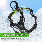 MASBRILL LED Hundegeschirr Grün S – Aufladbar & Reflektierend für sichere Nachtspaziergänge – Bild 5
