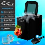Tronitechnik EM01 Eiswürfelmaschine 12 kg/24 h – Eiswürfelbereiter mit 2 Grössen & Reinigungsfunktion – Bild 2