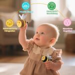 VORENUS Baby Bienenstock Spielzeug 6-12 Monate – Montessori Motorikspielzeug mit 5 Bienen – Bild 6