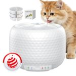 1.8L Kabelloses Katzenbrunnen mit 5200mAh Akku & Sensor – Red-Dot-Award