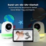 Babysense Full HD Split-Screen-Babyphone mit 2 Kameras – sichere WLAN-freie Überwachung – Bild 6