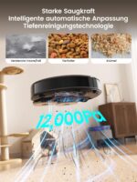 Lefant M3 Saugroboter mit Wischfunktion – 12000 Pa Saugkraft & LiDAR Navigation – Bild 4