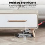 Qimu Akku-Staubsauger 45000Pa – Kabellos mit 40 min Laufzeit & Anti-Tangle-Bürste – Bild 7
