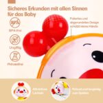 CubicFun Interaktive Raupe – Krabbelspielzeug mit Musik & Lichteffekten für Babys ab 6 Monaten – Bild 6