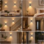 KuflooQ 2er Set LED Wandleuchte mit Bewegungsmelder & Fernbedienung – Dimmbar USB-Aufladbar – Bild 7