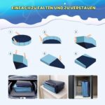 Lubolee Hundepool 120x30cm – Faltbares Planschbecken für grosse Hunde mit rutschfester Oberfläche – Bild 5