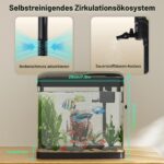 GuKKK 6L Nano Aquarium Komplettset mit LED & Filter – Einsteiger-Aquarium für Anfänger – Bild 4