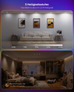 DUSKTEC LED Einbaustrahler RGB 3er Set – 660 lm Deckenspots mit Fernbedienung & Farbwechsel – Bild 5