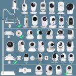 Derebir Babyphone Halterung – Höhenverstellbarer Kameraständer 95–175 cm für alle Modelle – Bild 5