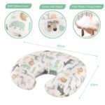 JOVELL Stillkissen Ergonomisch mit Baumwollbezug – Maschinenwaschbar für Mutter & Baby – Bild 2