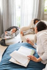 MoMi KENANI Babywippe bis 9 kg – Bluetooth & Fernbedienung für entspannte Eltern – Bild 14