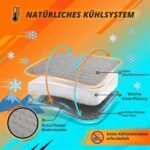 OFFASST Kühlmatte 100x70cm – Selbstkühlende Hundematte mit Eisseide für Hunde & Katzen – Bild 7