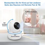 VTech VM924 Video-Babymonitor – 5" LCD-Display mit Nachtsicht & 300m Reichweite – Bild 4