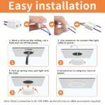 10er Set 5W LED Einbaustrahler 230V – Neutralweiß 4000K Deckenspots für Bad & Wohnraum – Bild 5