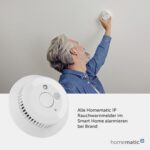 Homematic IP Rauchwarnmelder HmIP-SWSD-2 mit Q-Label – Intelligente Rauchmelder mit App-Kontrolle – Bild 6