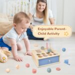 Arbolisse Montessori Holzspielzeug – Farb- & Sortierspiel für Kinder ab 1 Jahr – Bild 2