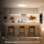 Yeelight Smart Deckenlampe 50cm – 4500 lm LED mit RGB-Backlight, Sprachsteuerung & App – Bild 6